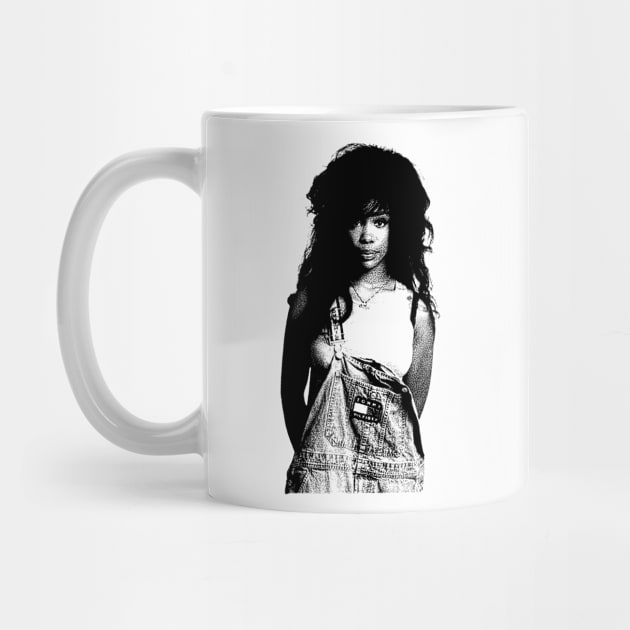 Sza 90s Vintage // pencil sketch by Amor13Fati